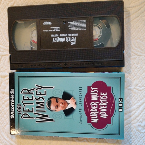 Lord Peter Wimsey Murder Must Advertise 4 VHS BBC Drama Mystery 1973 Series - Picture 6 of 11